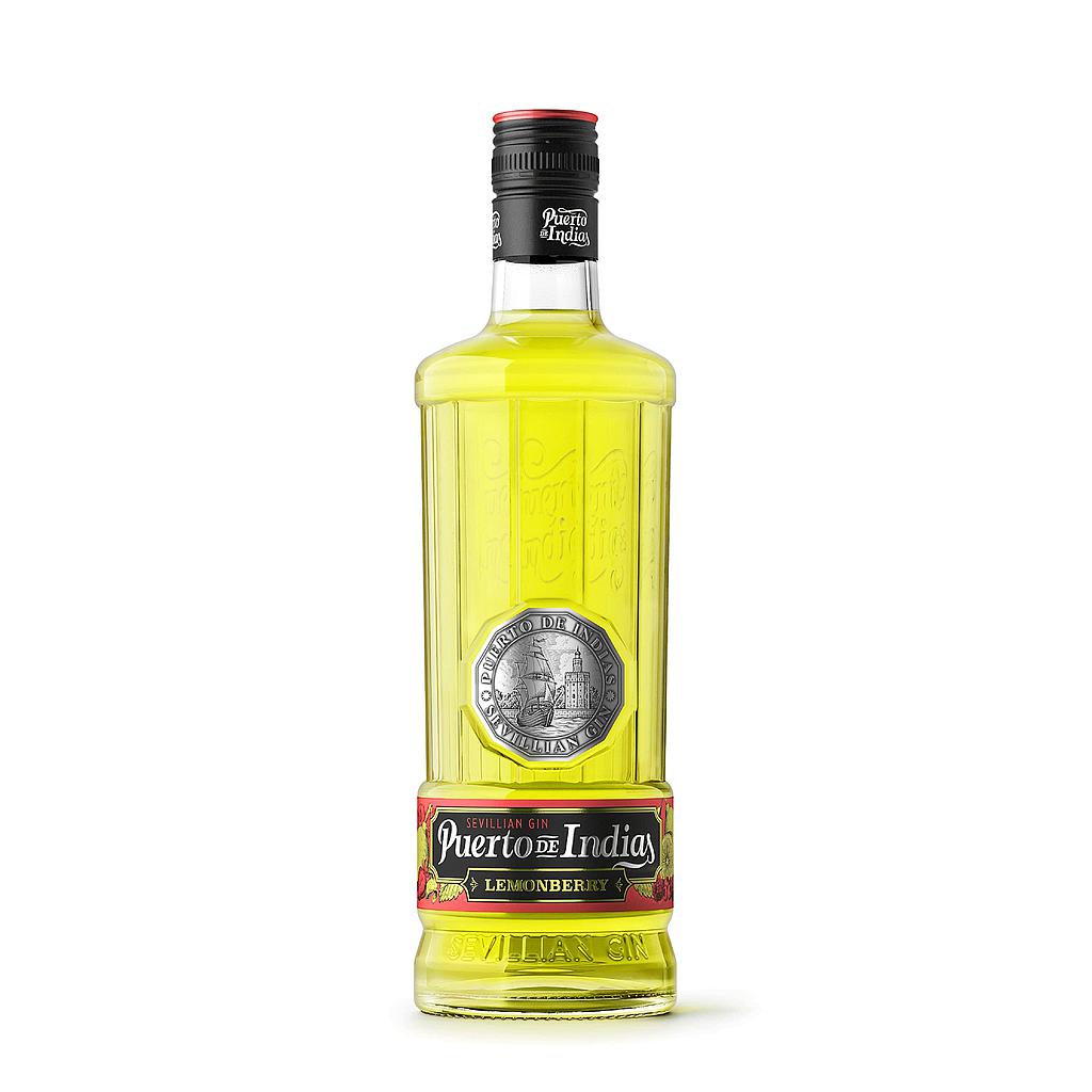 GIN PUERTO DE INDIAS LEMONBERRY 700 ML