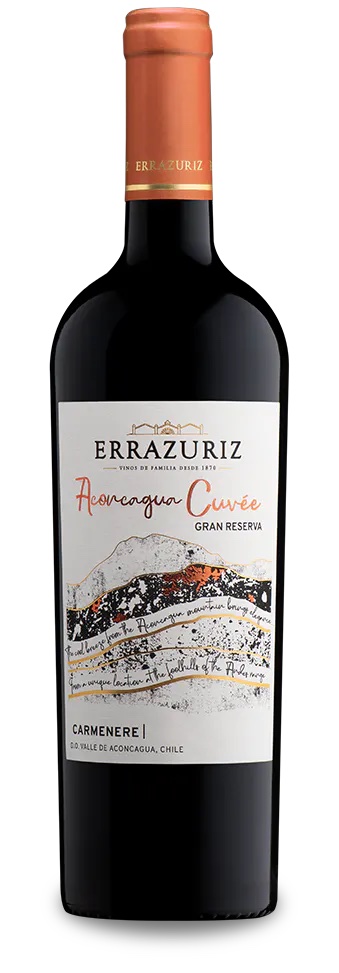 VINO ERRAZURIZ ACONCAGUA CUVEE CARMENERE GRAN RESERVA 750 ML