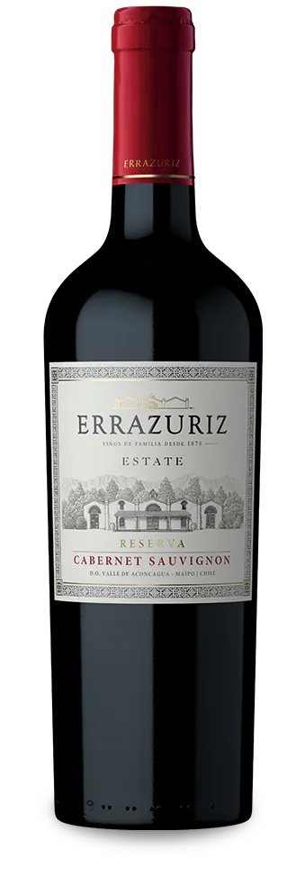 VINO ERRAZURIZ ESTATE CABERNET SAUVIGNON 750 ML