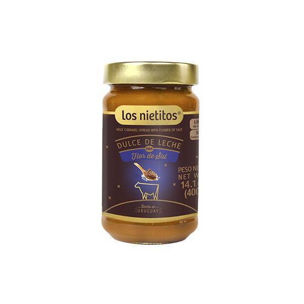 DULCE DE LECHE LOS NIETITOS FLOR DE SAL 400 GRAMOS